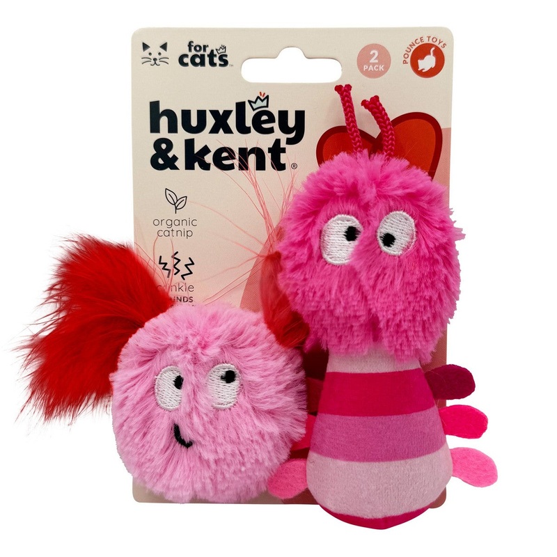 Huxley & Kent Love Bugs 2Pk Cat Toy