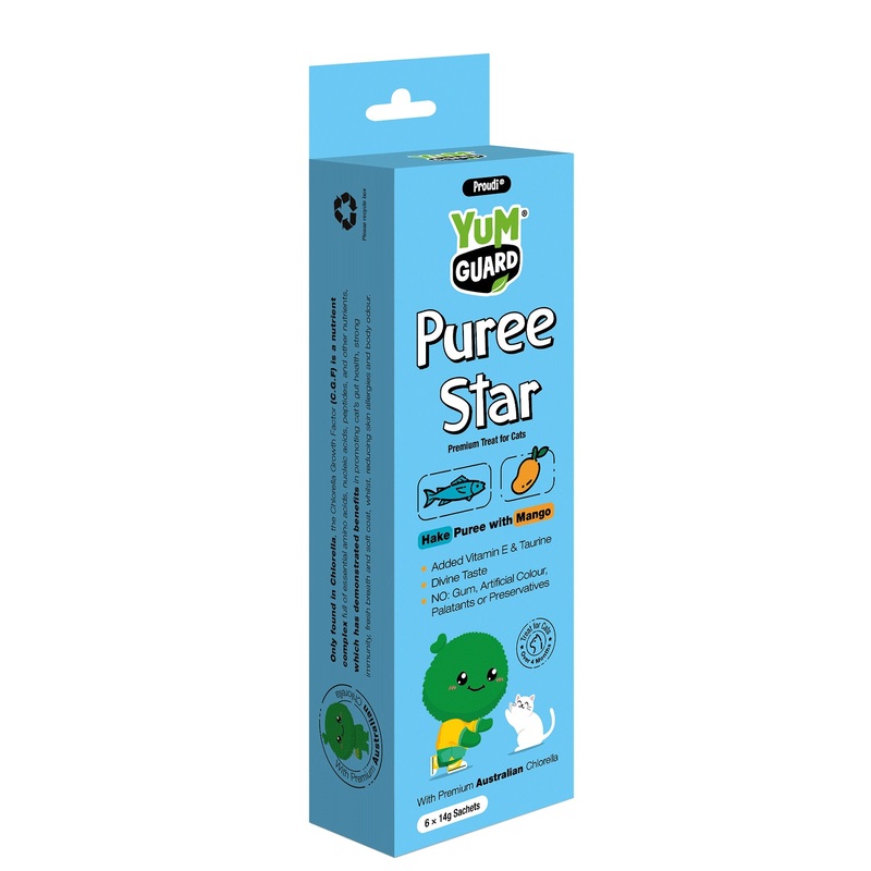 YUMGUARD PUREE STAR HAKE PUREE WITH MANGO 14GX6