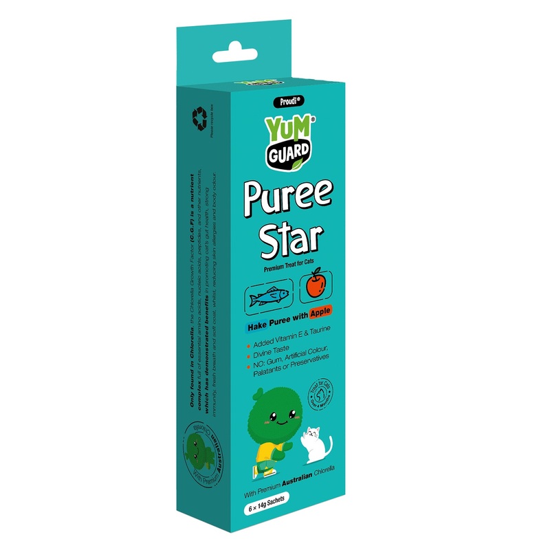 YUMGUARD PUREE STAR HAKE WITH APPLE 14GX6