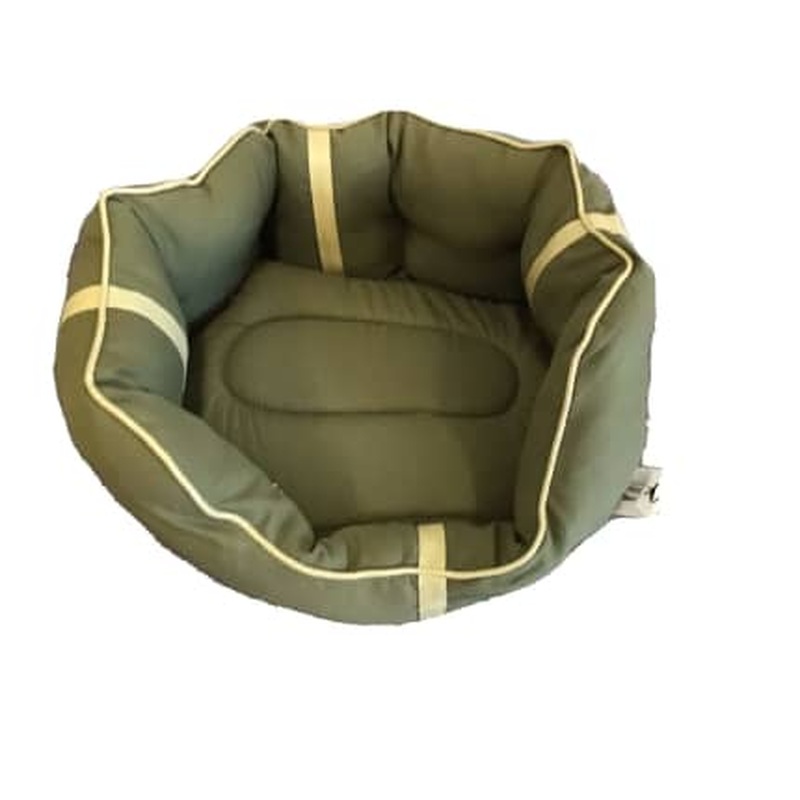 Canvas Oval Bed Olive