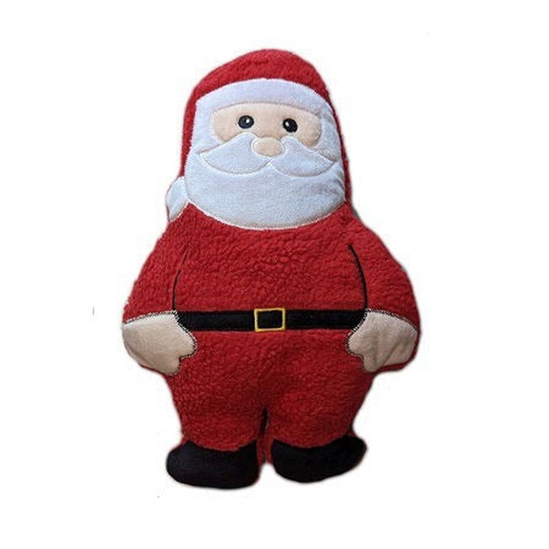 DogStar Holiday Fleece Dog Toy Santa