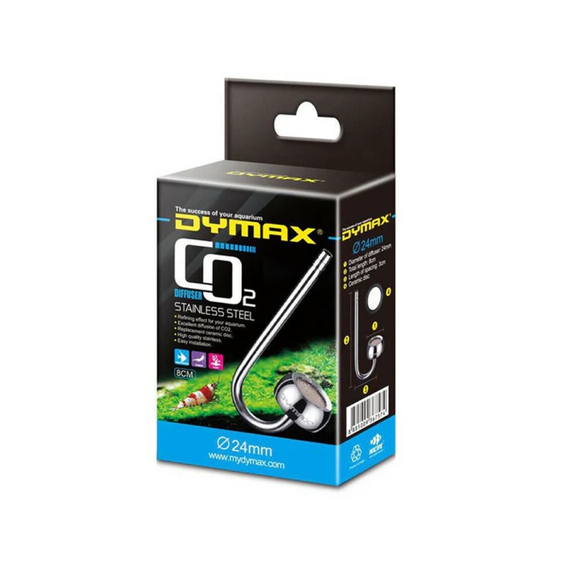 Dymax Stainless CO2 Diffuser Dia. 24mm Length 8cm