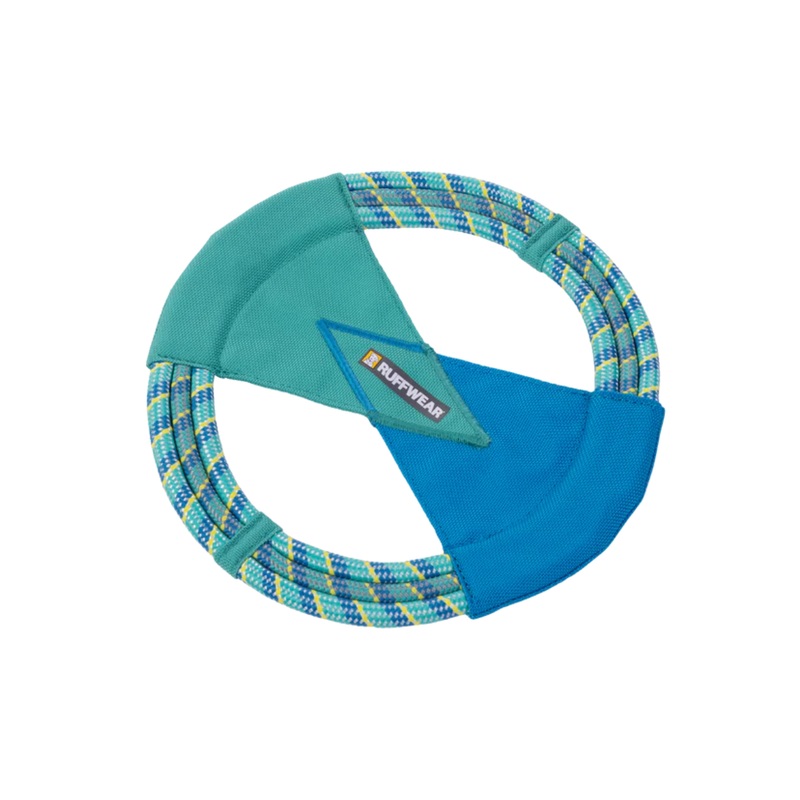 RUFFWEAR, Pacific Ring Toy, Aurora Teal