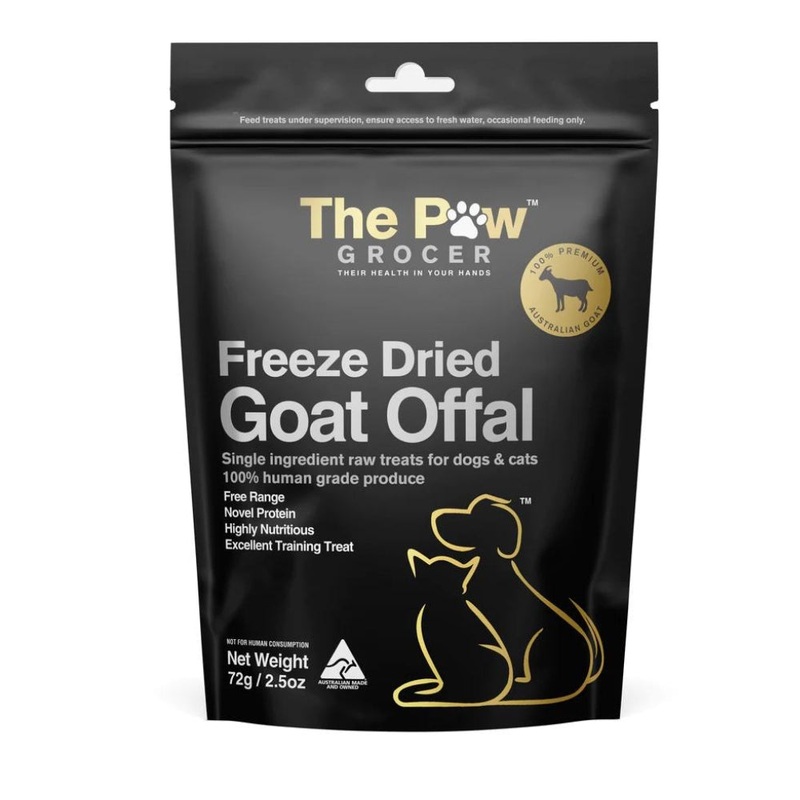 The Paw Grocer - Black Label Freeze Dried Goat Offal