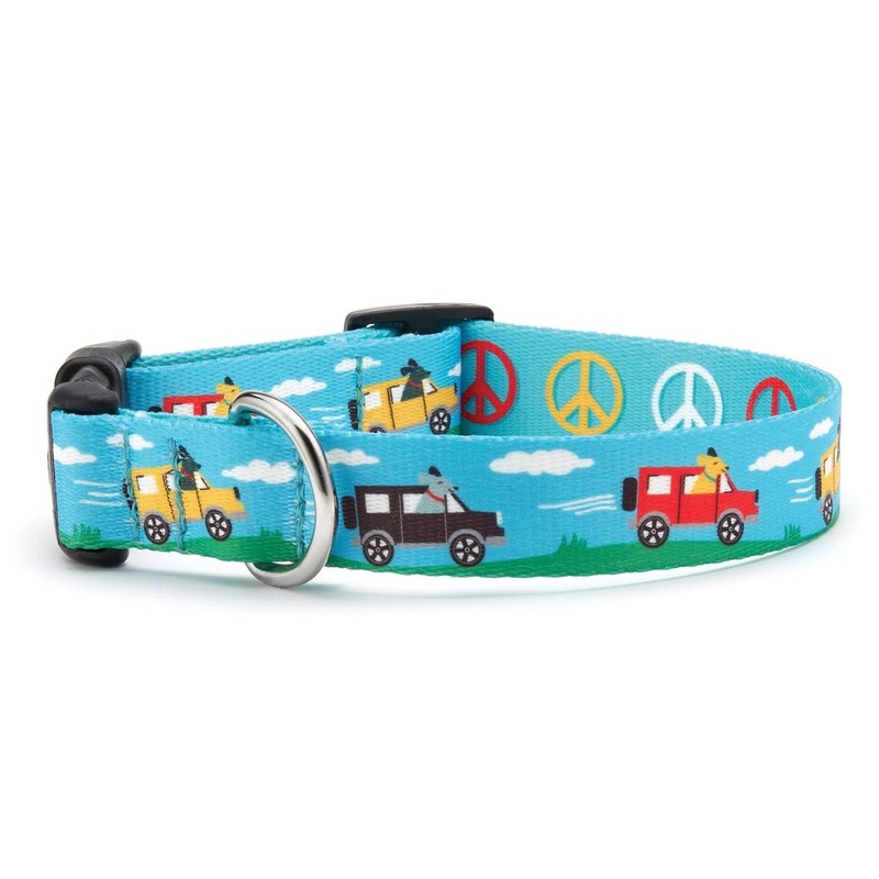Up Country Beep Beep Printed Dog Collar Large