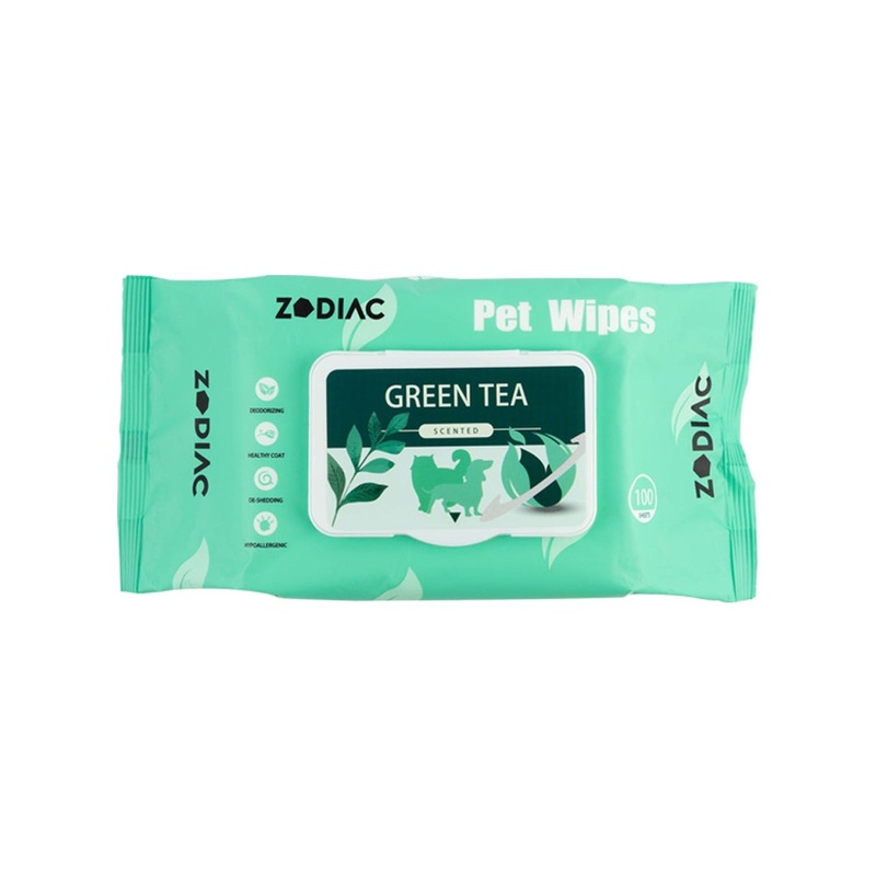 ZODIAC Green Tea Pet Wipes