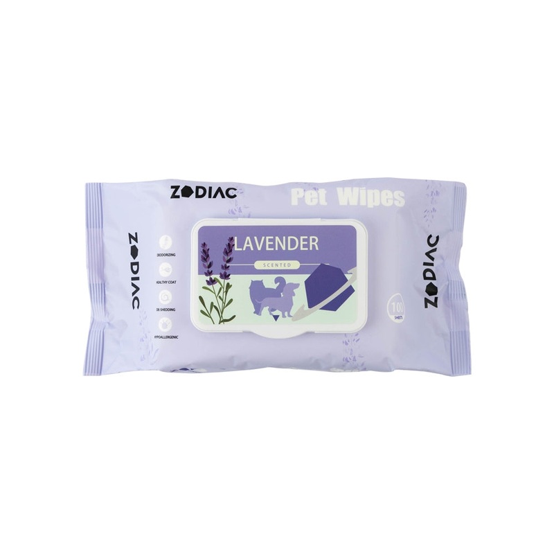 ZODIAC Lavender Pet Wipes