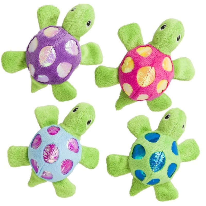 Ethical Cat Shimmer Glimmer Turtle with Catnip Cat Toys