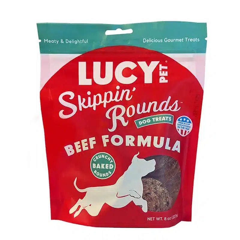 Lucy Pet Skippin Rounds Dog Treats 8oz