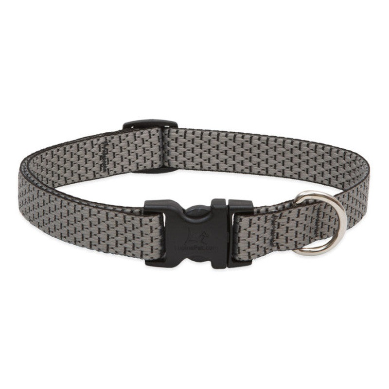 Lupine Eco Dog Collar 3/4"x15-25" Granite