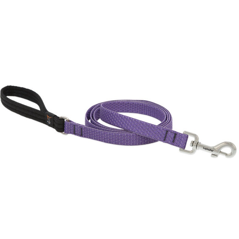 Lupine Eco Recycled Dog Leash 3/4"x4' Lilac