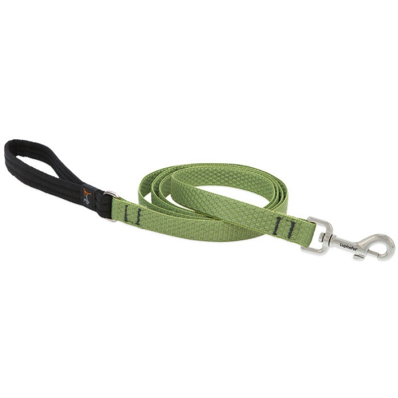 Lupine Eco Recycled Dog Leash 3/4"x4' Moss
