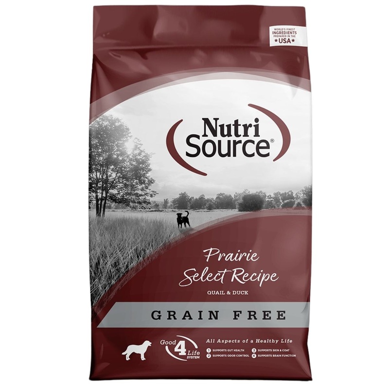 NutriSource Prairie Grain Free Dry Dog Food 12lb Bag