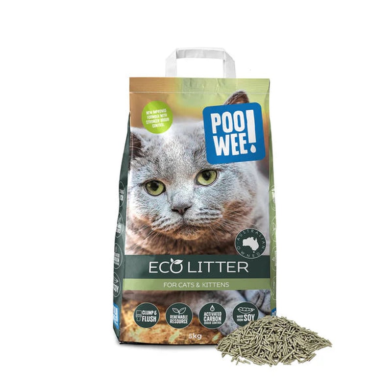PooWee Cat Litter Eco Flushable 5KG
