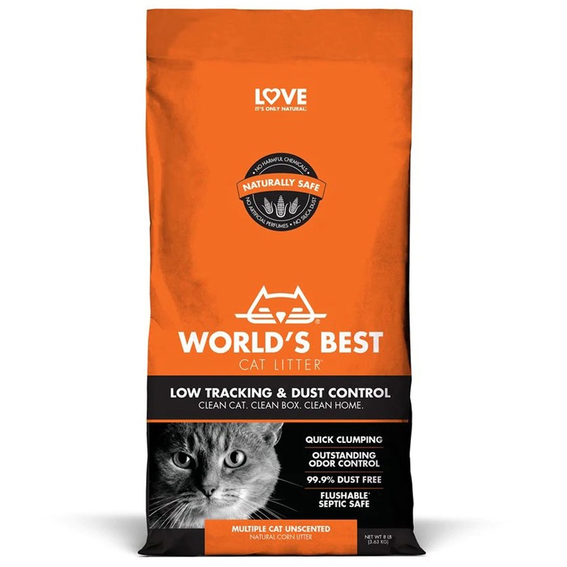 World's Best Low Tracking & Dust Control Cat Litter 28lb