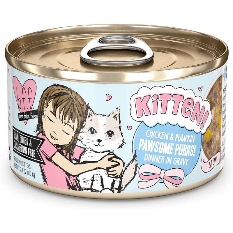 BFF Kitten Wet Cat Food - Chicken & Pumpkin Pawsome Purrs - 2.8oz Can