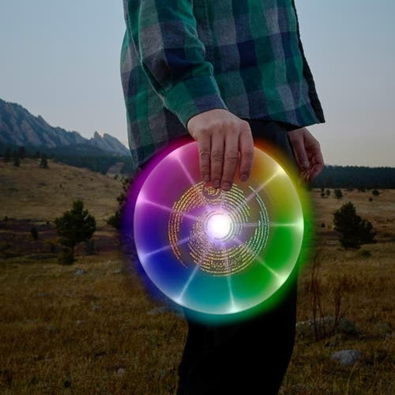 Flashflight Rechargeable Light Up Flying Disc - Disc-O Tech