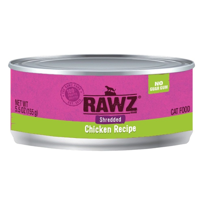 Rawz Shredded Chicken Wet Cat Food 5.5oz