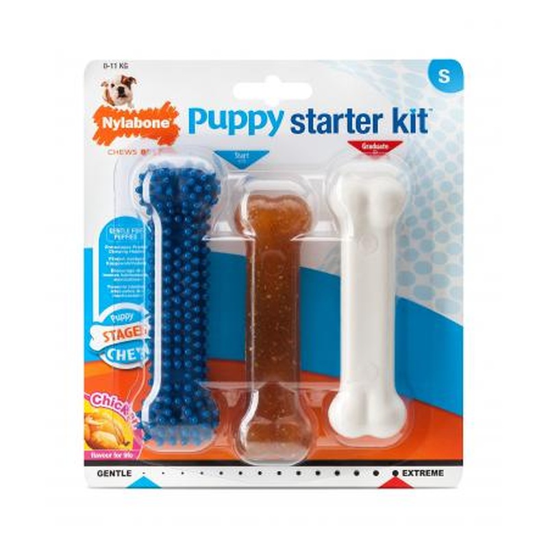 Nylabone Puppy Starter Kit 3 Pack 47gm