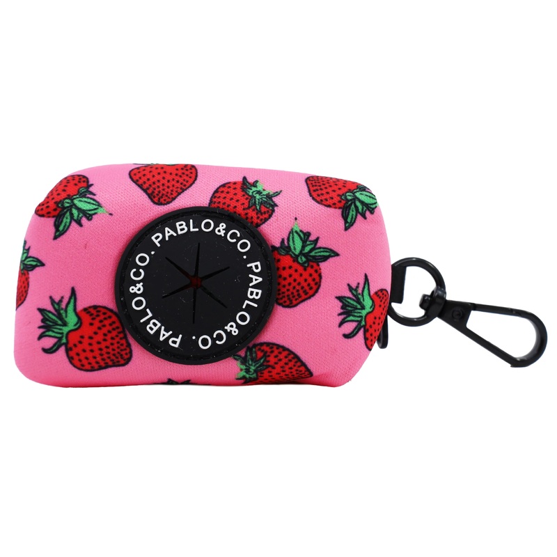 Pablo & Co Poop Bag Holder Strawberries