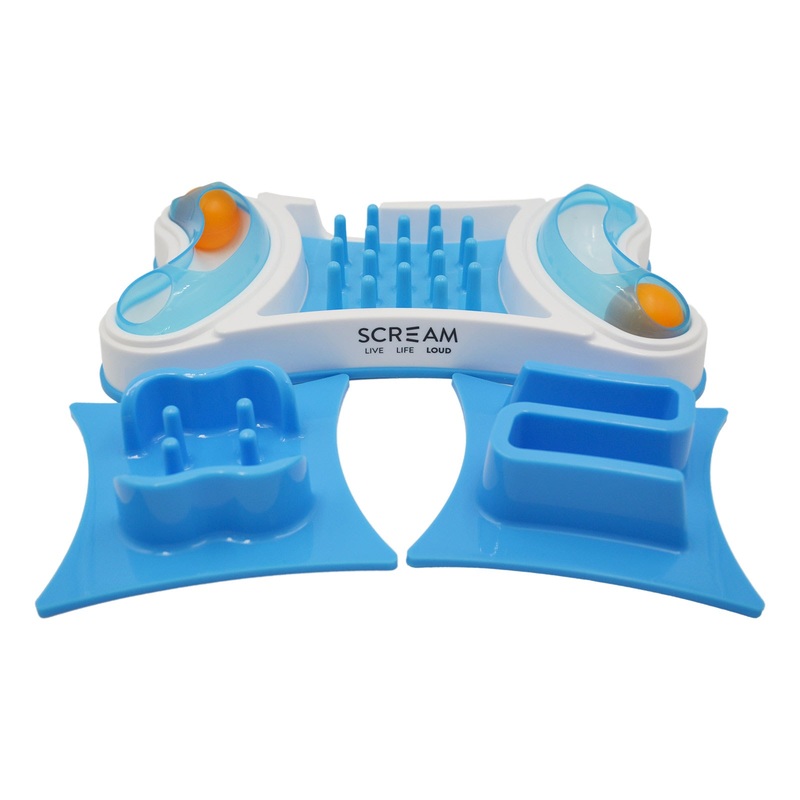 Scream 2-in-1 INTERACTIVE CAT BOWL Loud