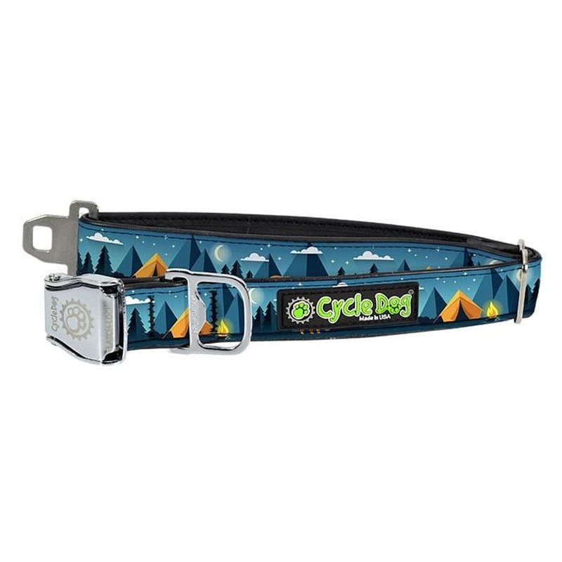 Cycle Dog Blue Camping Dog Collar Large