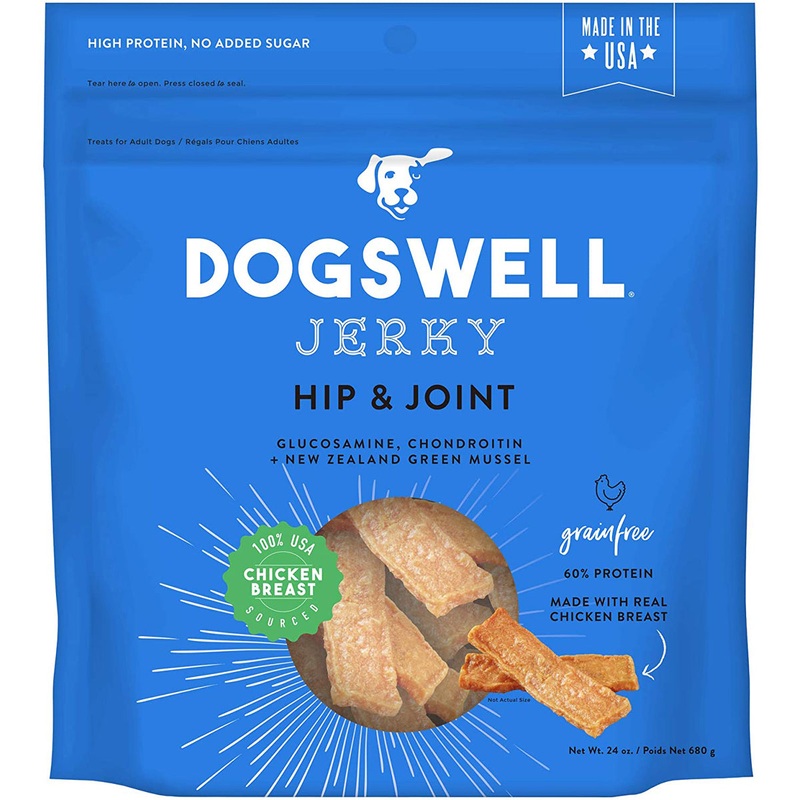 Dogswell Hip & Joint Chicken Grain Free Jerky Dog Treats 24oz