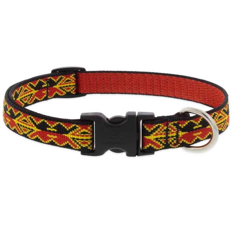 Lupine Dog Collar 3/4" x 13-22" Monarch Red
