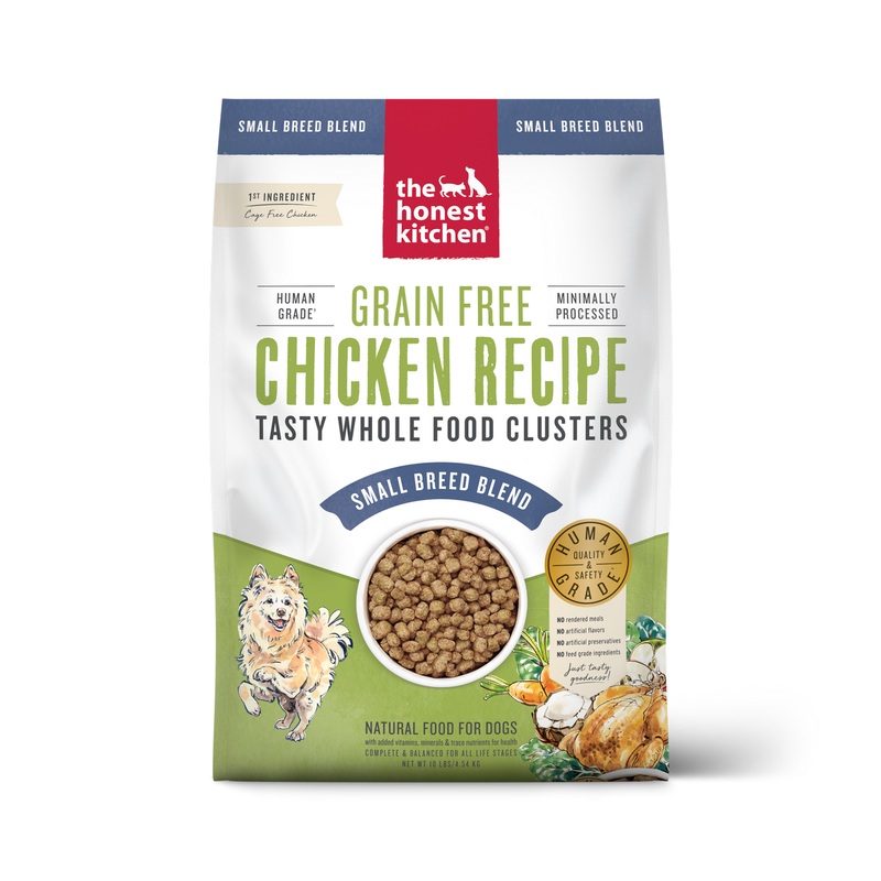 The Honest Kitchen Whole Grain Chicken Whole Food Clusters - Small Breed -  Dry Dog Food - 10lb Bag