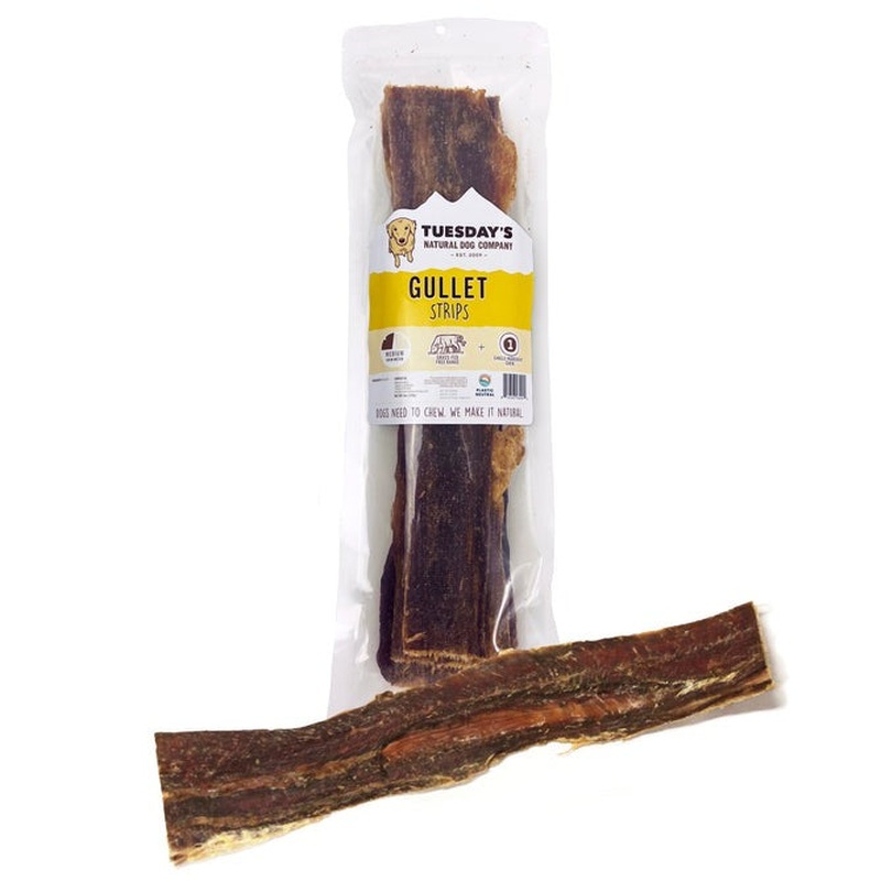 The Natural Dog Company 12" Gullet Strips 6oz