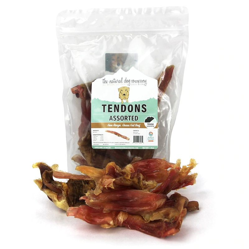 The Natural Dog Company Assorted Beef Tendons 8oz