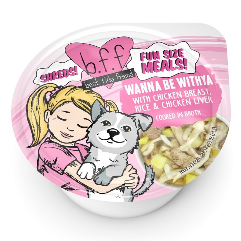 Weruva BFF Dog Fun Size Meals Wanna Be Withya Chicken Dog Food 2.75oz
