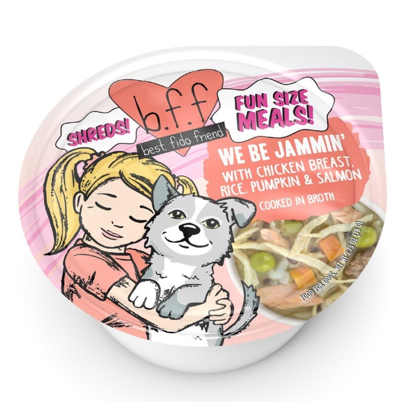 Weruva BFF Dog Fun Size Meals We Be Jammin' Chicken Salmon Dog Food 2.75oz