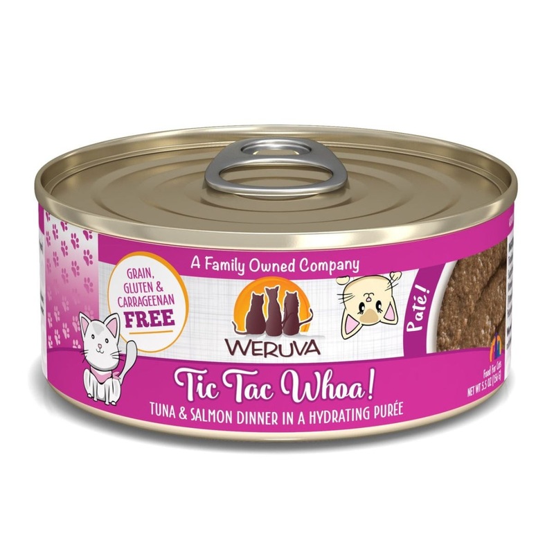 Weruva Cat Pate Cat Food - Tic Tac Whoa! Tuna & Salmon - 5.5oz  Can