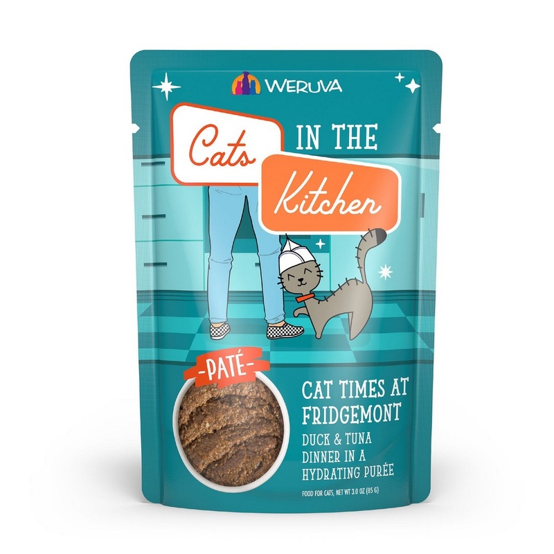 Weruva Cats in the Kitchen Pate Cat Food - Cat Times at Fridgemont Duck & Tuna - 3oz Pouch