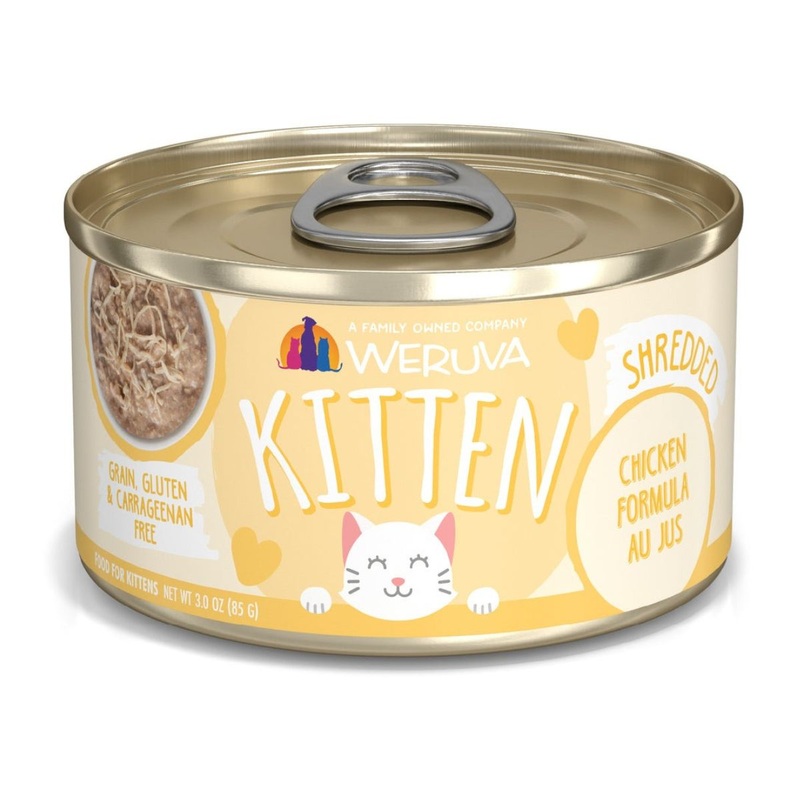 Weruva Kitten Wet Cat Food - Chicken in Au Jus - 3oz Can