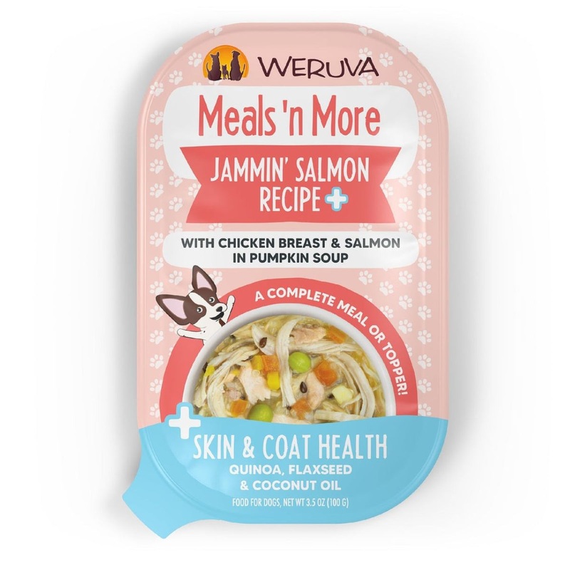 Weruva Meals 'n More Jammin' Salmon Recipe Plus Wet Dog Food 3.5oz
