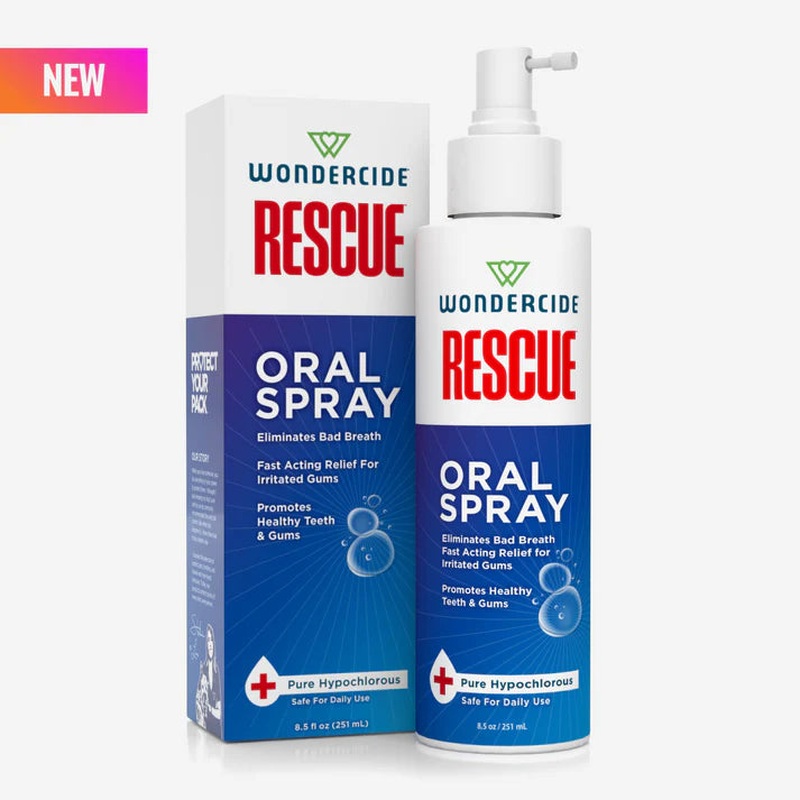 Wondercide Rescue Oral Spray For Dogs & Cats - 8.5oz Spray Bottle