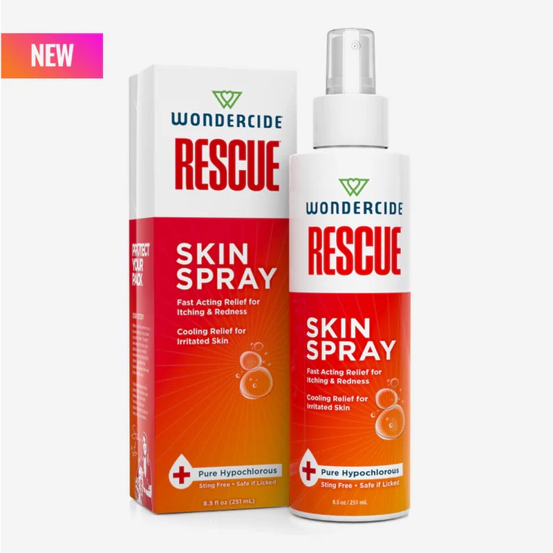 Wondercide Rescue Skin Spray For Dogs & Cats - 8.5oz Spray Bottle