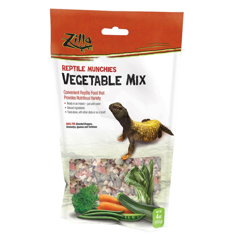 ZILLA Reptile Munchies Vegetable Mix 4oz