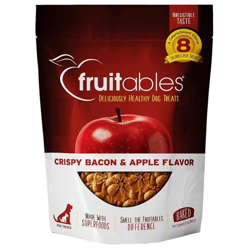 Fruitables Crispy Bacon & Apple Healthy Dog Treats 12oz