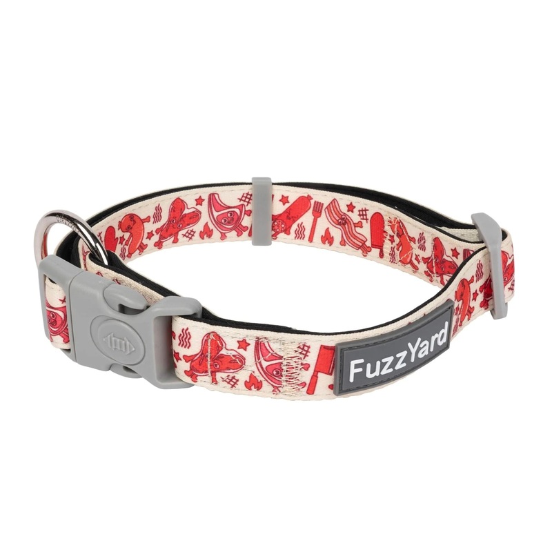 FuzzYard Dog Collar - Meat Heads