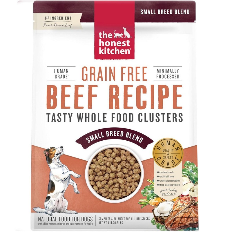 The Honest Kitchen Grain Free Beef Whole Food Clusters - Small Breed - Dry Dog Food - 10lb Bag
