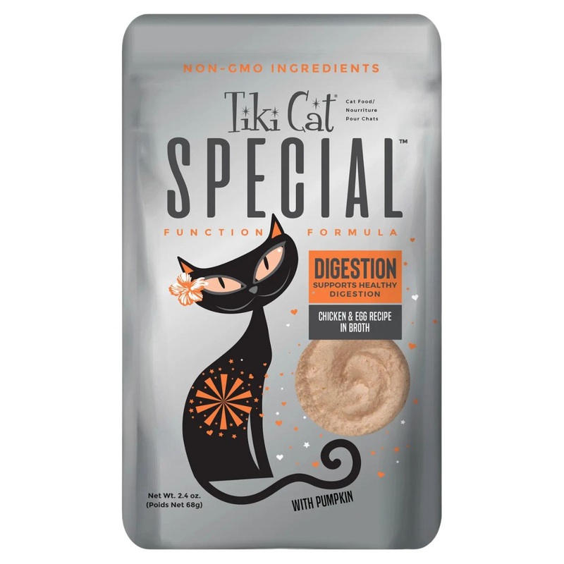 Tiki Cat Special Mousse Digestion Chicken & Egg Wet Cat Food 2.4oz