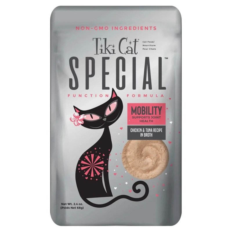 Tiki Cat Special Mousse Mobility Chicken & Tuna Wet Cat Food 2.4oz