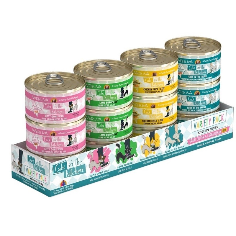Weruva Kitchen Cuties 6oz Variety Pack Can