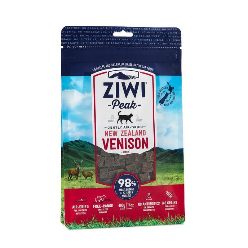 Ziwi Peak Wet Cat Food - Venison - 14oz Pouch