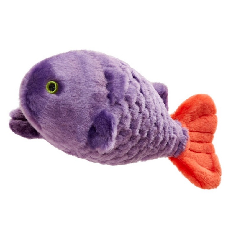 Fluff&Tuff Cici the Tropical Fish Dog Toy Purple