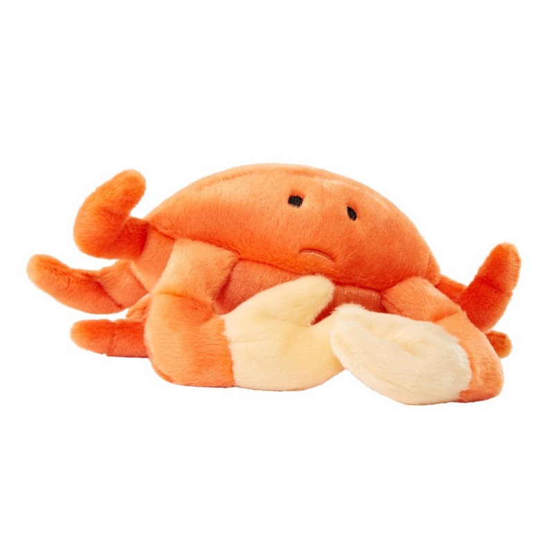 Fluff&Tuff Phyllis Crab Dog Toy Orange