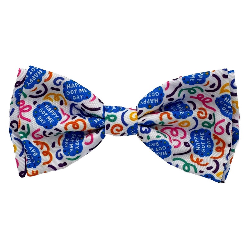 Huxley & Kent Happy Got Me Day Bow Tie Small